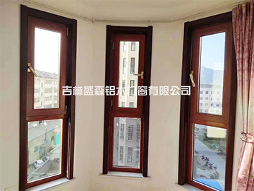 铝包木窗